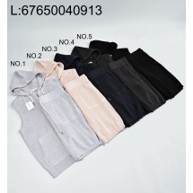 [LC공장] 브루넬로쿠치넬리 여름 캐쥬얼 니트 세트 반바지 반팔 후드집업 5컬러