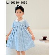 [AC아동복] 구찌 GG로고 올 오버 원피스 스카이 블루