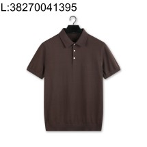 [YD공장] 로로피아나 혼방 순색 반팔 폴로 카라티 반팔티 브라운