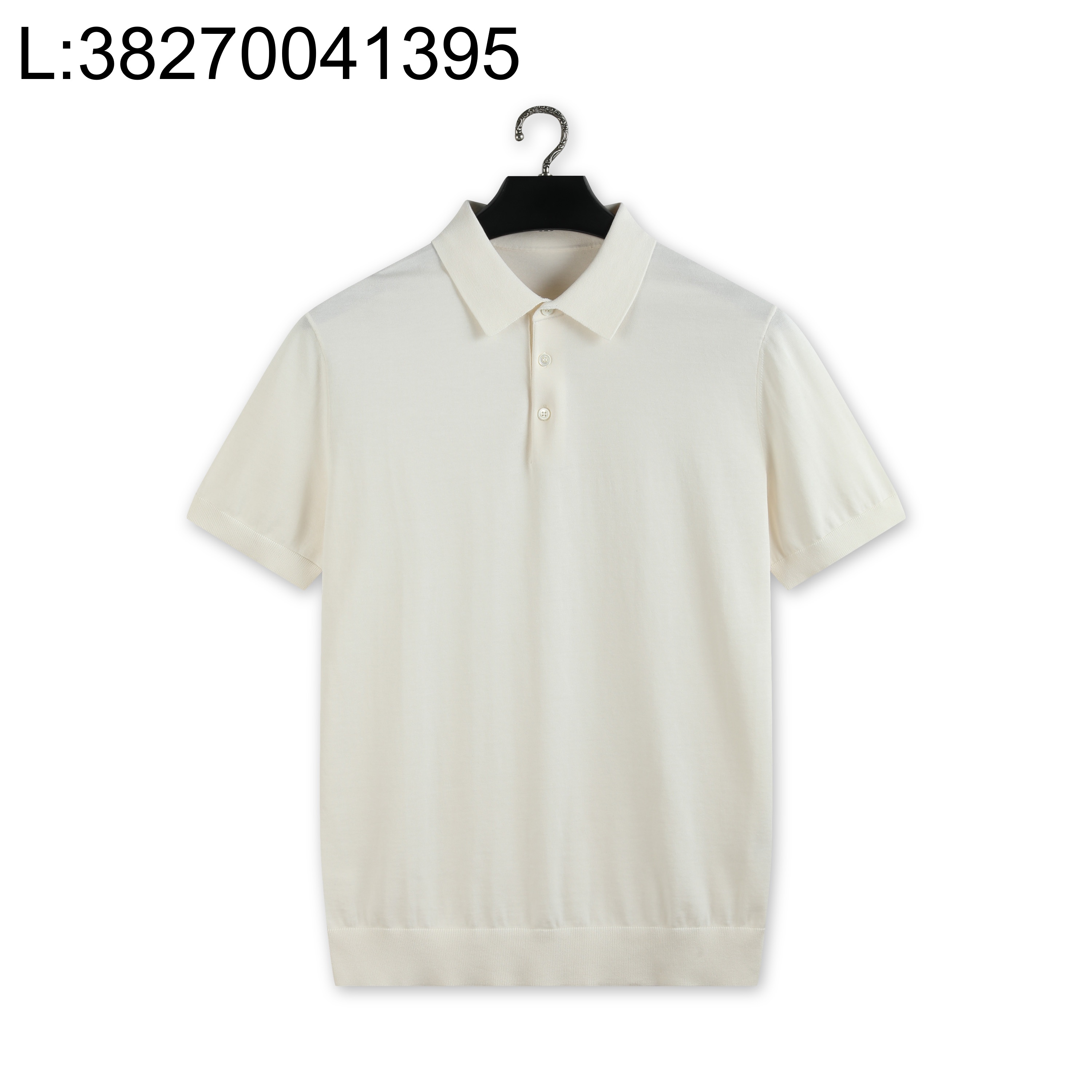 [YD공장] 로로피아나 혼방 순색 반팔 폴로 카라티 반팔티 아이보리