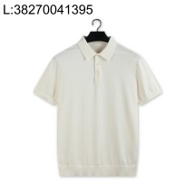 [YD공장] 로로피아나 혼방 순색 반팔 폴로 카라티 반팔티 아이보리