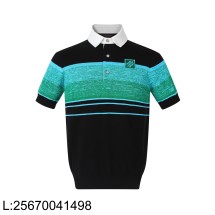 [잔디집2] 루이비통 이리데슨트 자카드 쇼트 슬리브드 폴로 반팔티 카라티 1AGTM2