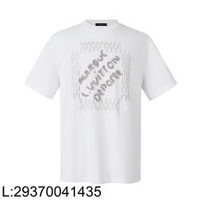 [잔디집2] 루이비통 SS24 구슬 모노그램 자수 반팔티 화이트