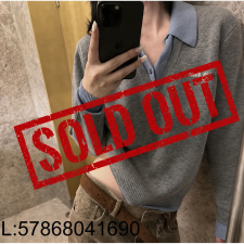 [콜라 셀러] 미우미우 SS25 캐시미어 페이크 레이어링 니트 카라티 / 폴로/ 폴로티 웨이디안 주소