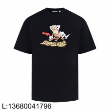 [잔디집2] 버버리 비치 선베드 프린트 반팔티 블랙