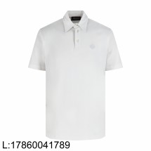 [잔디집2] 로로피아나 로고 자수 순색 반팔 폴로 카라티 반팔티 화이트