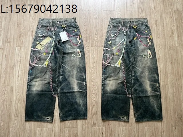 [사탄 셀러] 아크네 스튜디오 배기 핏 진 1981M 미드 블루 청바지 웨이디안 주소