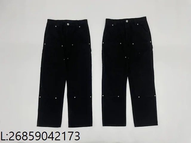 [사탄 셀러] 크롬하츠 스터드 장식 카고 팬츠 블랙 웨이디안 주소