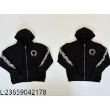 [사탄 셀러] 크롬하츠 홀스슈 플로랄 헤비웨이트 집업 후드 블랙 후드집업 웨이디안 주소