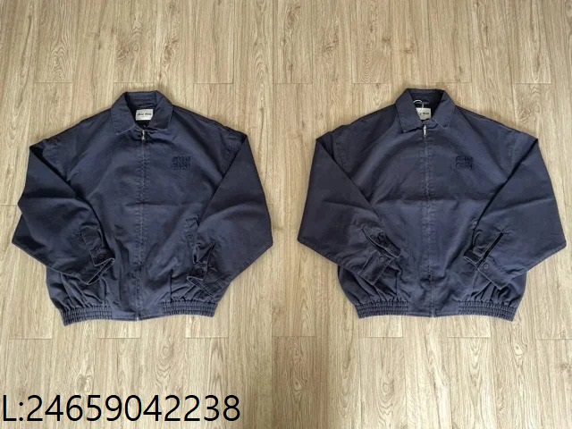 [사탄 셀러] 미우미우 개버딘 블루종 자켓 블루 웨이디안 주소