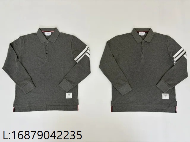 [사탄 셀러] 톰브라운 클래식 피케 사선 폴로 미디움 그레이 긴팔티 카라티 웨이디안 주소
