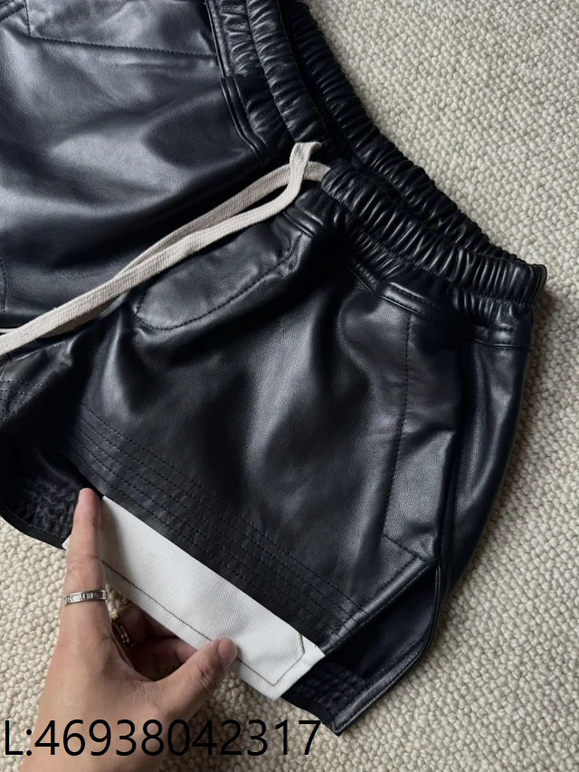 [콜라 셀러] 프라다 양가죽 핫 팬츠 이음 반바지 블랙 웨이디안 주소