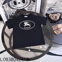 [AC아동복] 버버리 EKD 승마 프린트 반팔티 블랙