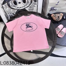 [AC아동복] 버버리 EKD 승마 프린트 반팔티 핑크