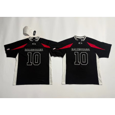 [꼬부기셀러] Balenciaga 발렌시아가 26SS NBA 블랙 레드 데콘 재구성 반팔 티셔츠