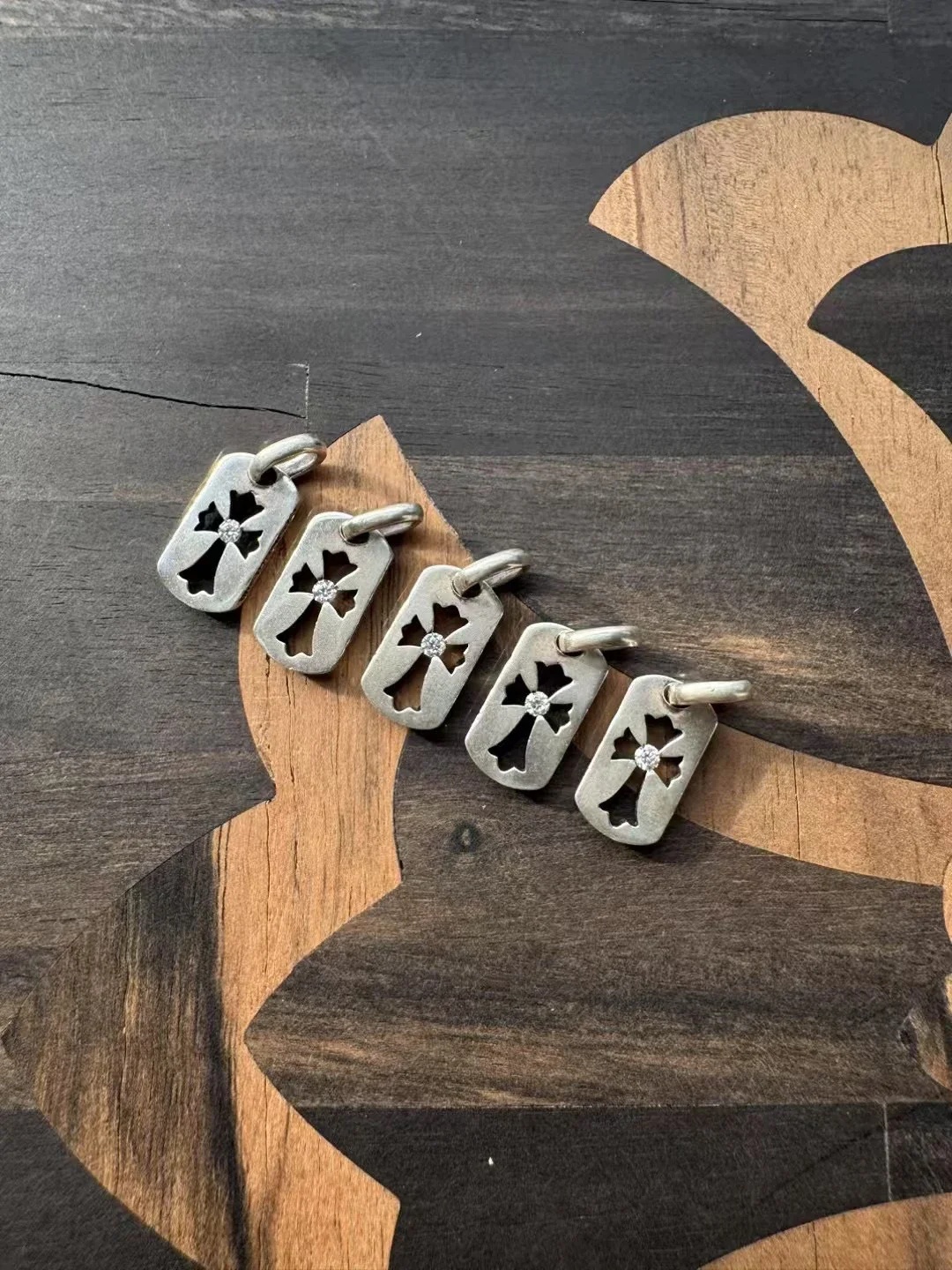 Chrome Hearts (추정) 크로스 오픈 십자가 925 실버 목걸이 펜던트