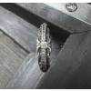 Chrome Hearts 크롬하츠 키퍼 모이사나이트 실버 반지